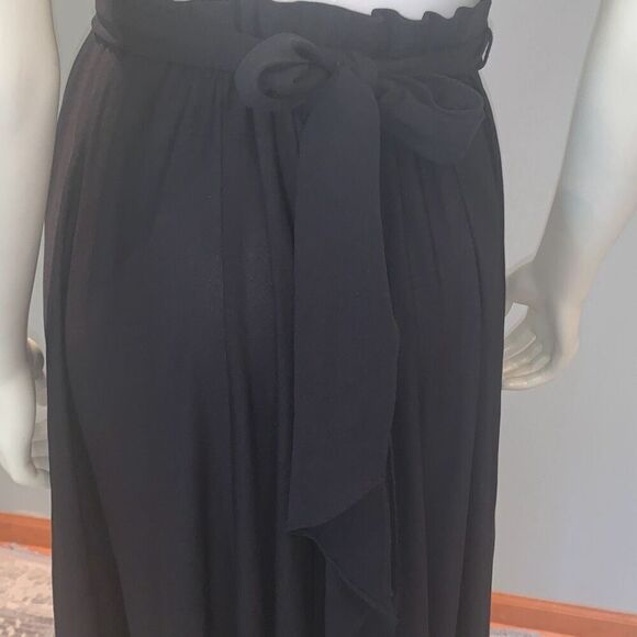 Vintage Black Maxi Skirt by Koret of California | Long Full Black Skirt | Label - Picture 9 of 15